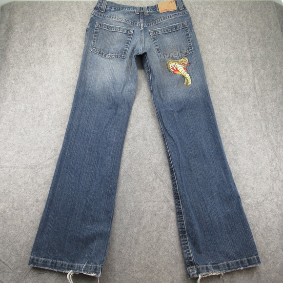 JNCO Boys Jeans W20 Blue Wash Baggy 100%‎ Cotton Medium Rise - Picture 11 of 16